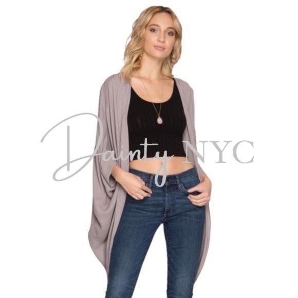 Drape Open Cardigan - Picture 3 of 6